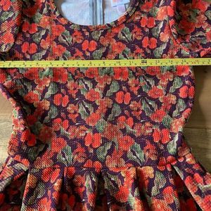 LuLaRoe Amelia Floral Dress - small